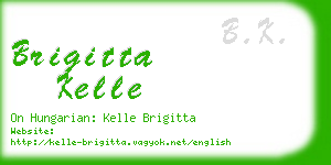 brigitta kelle business card